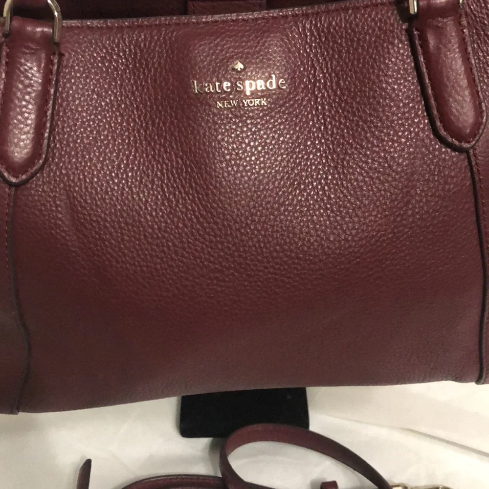 kate spade structured pebbled